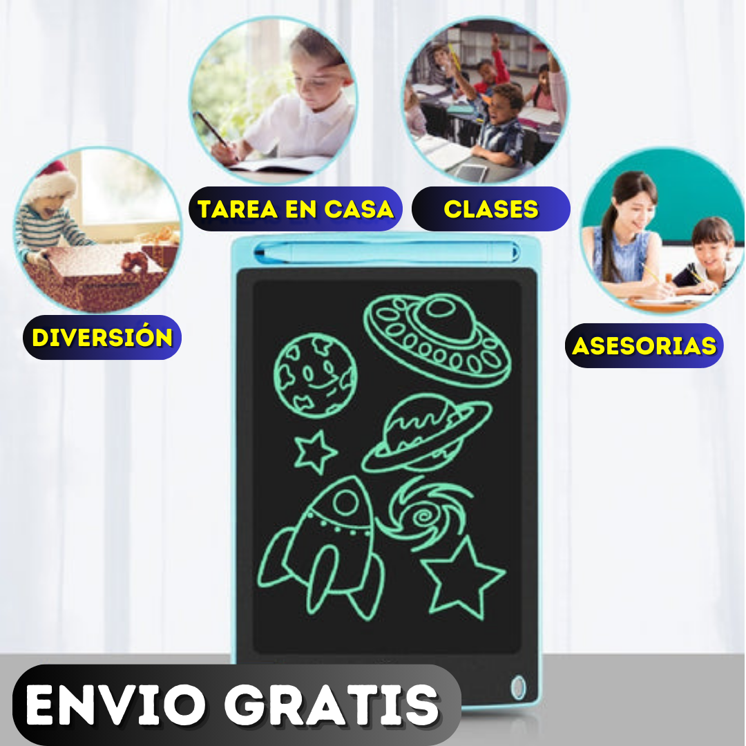 TABLET LCD DE DIBUJO BORRABLE Y DIDACTICA