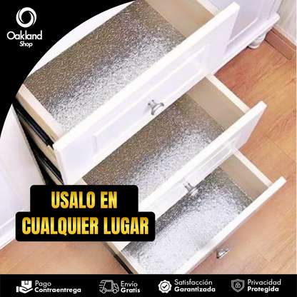 PAPEL ALUMINIO ADHESIVO DE COCINA